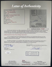 Load image into Gallery viewer, Terry Sawchuk Autographed Signed Media Guide Page Maple Leafs Red Wings LOA JSA