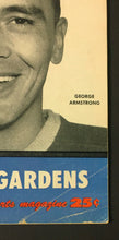 Load image into Gallery viewer, 1959 Maple Leaf Gardens NHL Hockey Program v Chicago Blackhawks George Armstrong