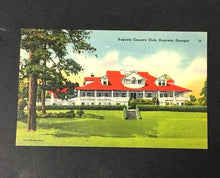 Load image into Gallery viewer, Early Augusta Country Club Postcard Georgia 18 Hole Golf Course