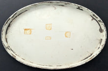 Load image into Gallery viewer, 1940s College Pennant Lunch Pail Tin Box Notre Dame Ohio Alabama Vintage NCAA