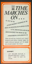 Load image into Gallery viewer, 1970 1050 Chum Survey Chart Toronto Radio Station Led Zeppelin Presley Hollies