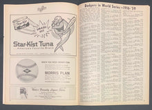 Load image into Gallery viewer, 1963 World Series Baseball Program LA Dodgers vs New York Yankees Dodger Stadium
