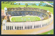 Load image into Gallery viewer, 1930's The Stadium of Ohio State University Columbus Football Postcard Vintage