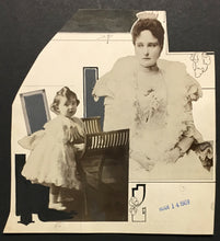 Load image into Gallery viewer, 1909 Alexandra Czarina Of Russia Tragic Photo Mother & Child Art Collage Rare