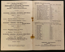 Load image into Gallery viewer, 1952 Olympic Gold Medal Wembley Hockey Canada Program Edmonton Vs England