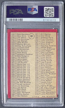 Load image into Gallery viewer, 1969 O-Pee-Chee Checklist 110-218 #107 161 Is Jim Purdin PSA VG-Ex 4