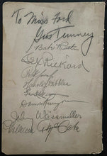 Load image into Gallery viewer, 1928 MLB Legend Babe Ruth Autographed Historical Dinner Program Signed JSA LOA
