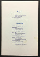 Load image into Gallery viewer, 1974 Hockey Hall Of Fame Annual Induction Dinner Program Vintage NHL C.P Voss