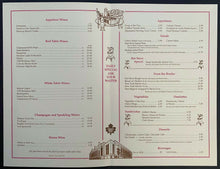 Load image into Gallery viewer, Maple Leaf Gardens Hot Stove Lounge / Club Original Luncheon Menu Vintage Leafs