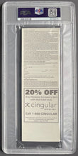 Load image into Gallery viewer, Michael Jordan Final NBA Game Slabbed Ticket + Program Washington Wizards PSA