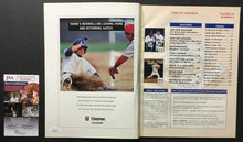 Load image into Gallery viewer, 1993 Nolan Ryan Autographed Texas Rangers MLB Baseball Farewell Program JSA COA