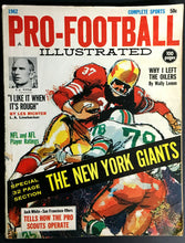 Load image into Gallery viewer, 1962 Pro Football Illustrated Magazine The New York Giants NFL AFL Wally Lemm