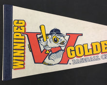 Load image into Gallery viewer, Northern League Winnipeg Goldeyes Baseball Club Vintage 1994 Baseball Pennant