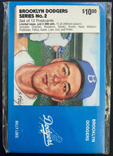 Load image into Gallery viewer, Brooklyn Dodgers MLB Baseball Series No 2 Set Of 12 Postcards Rosen Williams +