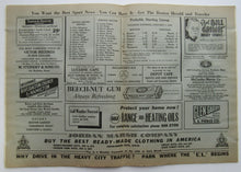 Load image into Gallery viewer, 1936 Boston Gardens NHL Hockey Program Boston Bruins vs Chicago Blackhawks