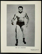 Load image into Gallery viewer, 1960s Vintage Wrestling Publicity Photo Champion Wrestler Don Leo Jonathan