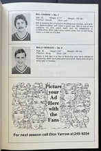Load image into Gallery viewer, 1978-79 OHA Jr B Hockey Program Pickering Arena Panthers Host Oshawa Legionaires