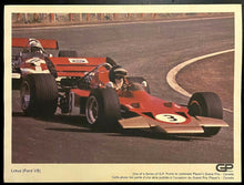 Load image into Gallery viewer, 1970 Canadian Grand Prix Promotional Poster Jochen Rindt Lotus Ford V8 Racing