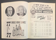 Load image into Gallery viewer, 1958 MLB All Star Baseball Program Memorial Stadium Baltimore Orioles Maryland