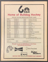 Load image into Gallery viewer, 1990 Minnesota Duluth vs Northern Michigan US College Hockey Program + Photo