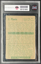 Load image into Gallery viewer, 1955 Parkhurst #50 Jacques Plante Montreal Canadiens NHL Hockey RC KSA 3 VG