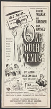 Load image into Gallery viewer, Vintage 1948 Movie Advertising Blotter One Touch Venus Staring Eve Arden