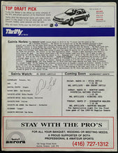 Load image into Gallery viewer, 1990 New Market Saints vs Rochester Americans Item Lot x4 Program Photo ++