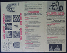 Load image into Gallery viewer, 1970 Playback Record Industry Newsletter + Concert List Advertising Promo VTG