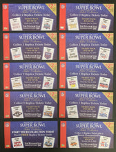 Load image into Gallery viewer, History of the First 40 Super Bowls Booklet/Program + Tickets NFL Football VTG