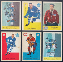 Load image into Gallery viewer, 1959-60 Parkhurst Hockey Cards Full Set NHL Punch Imlach Carl Brewer Vintage HOF