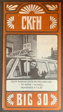 Load image into Gallery viewer, 1971 CKFH Radio Survey Record Chart Toronto Music Stephen Stills Led Zeppelin