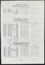 Load image into Gallery viewer, Tim Horton Autographed Signed Media Guide Page Toronto Maple Leafs NHL LOA JSA