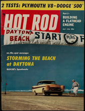 Load image into Gallery viewer, 1956 Daytona Beach Races Program x2 NASCAR Racing Grand National Race Flock Wins