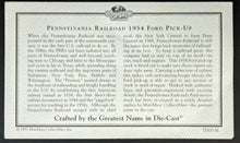 Load image into Gallery viewer, 1954 Pennsylvania Rail Road Ford F110 Truck Die Cast Metal Matchbox Collectibles