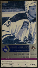 Load image into Gallery viewer, 1999 NHL Hockey Ticket Toronto Maple Leafs Florida Panthers Air Canada Centre