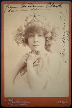 Load image into Gallery viewer, 1903 Sarah Bernhardt Autographed Cabinet Photo Very Rare Signed Antique JSA LOA