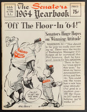 Load image into Gallery viewer, 1964 Washington Senators MLB Baseball Yearbook Vintage Year Book