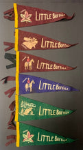 Load image into Gallery viewer, Vintage Little Buffalo 12" Mini Pennant Lot x6 Famous Alberta Indian Settlement