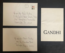 Load image into Gallery viewer, 1982 In Search of Gandhi Signed Book x4 Richard Attenborough Kingsley Auto JSA
