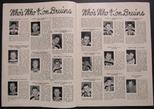 Load image into Gallery viewer, 1946 Boston Gardens NHL Program Bruins vs Montreal Canadiens Maurice Richard