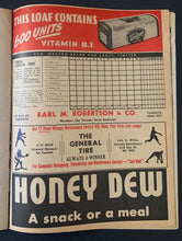 Load image into Gallery viewer, 1944 Maple Leaf Stadium Baseball Program Maple Leafs vs Newark Bears Vintage