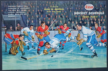Load image into Gallery viewer, 1956/1957 NHL Pocket Schedule Issued By Esso Hockey Vintage Leafs Canadiens