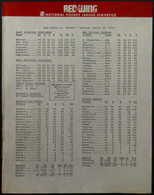 Load image into Gallery viewer, 1972 Detroit Olympia NHL Hockey Program Red Wings vs Bruins Orr Gets 37th Goal