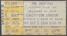 Load image into Gallery viewer, 1984 The Jackson Victory Tour Ticket Stub Exhibition Stadium Toronto iCert
