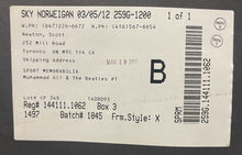 Load image into Gallery viewer, 1964 Muhammad Ali Signed Photo The Beatles + Ed Sullivan Deauville Hotel LOA