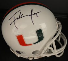 Load image into Gallery viewer, Frank Gore Autographed University of Miami White Mini Helmet Signed NCAA JSA
