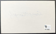 Load image into Gallery viewer, Casey Stengel Signed Autographed Index Card MLB Yankees Baseball HOF COA