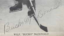Load image into Gallery viewer, 1939-40 OPC V301-1 Wilf Bucko McDonald Autographed Card Toronto Maple Leafs JSA