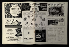 Load image into Gallery viewer, 1950 Chicago Stadium Hockey Program Boston Bruins vs Chicago Blackhawks NHL