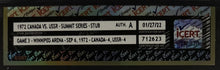 Load image into Gallery viewer, 1972 Summit Series Canada vs USSR Hockey Ticket Stub Game 3 Winnipeg Arena iCert